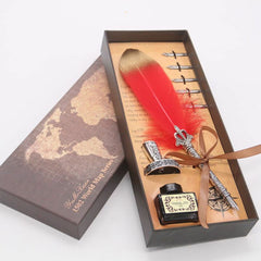 Feather Quill Dip Pen Calligraphy Pen Set