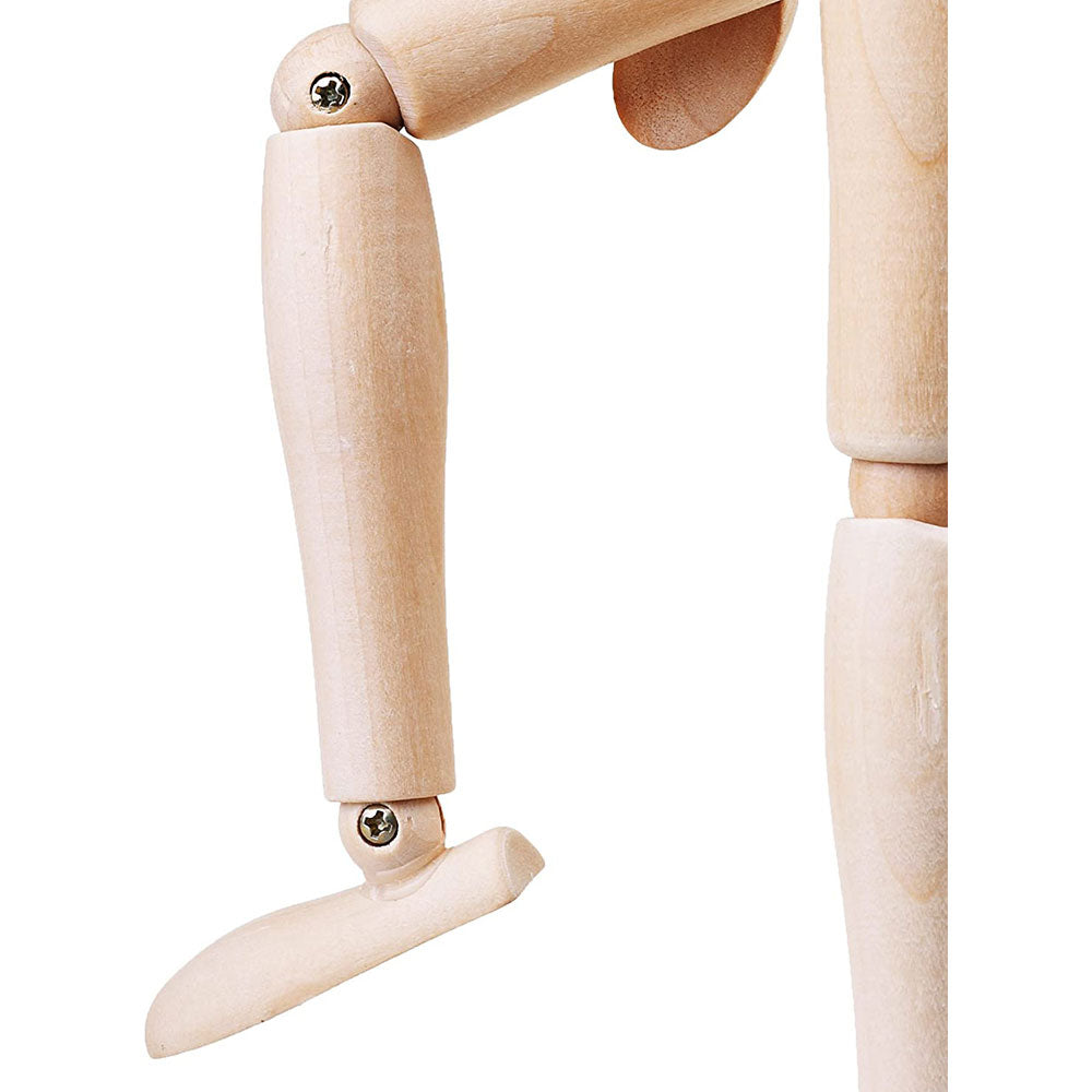 Wood 12 Artist Drawing Manikin Articulated Mannequin With Base And Flexible Body