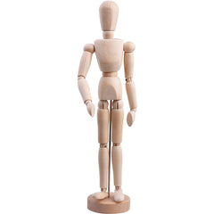 Wood 12 Artist Drawing Manikin Articulated Mannequin With Base And Flexible Body