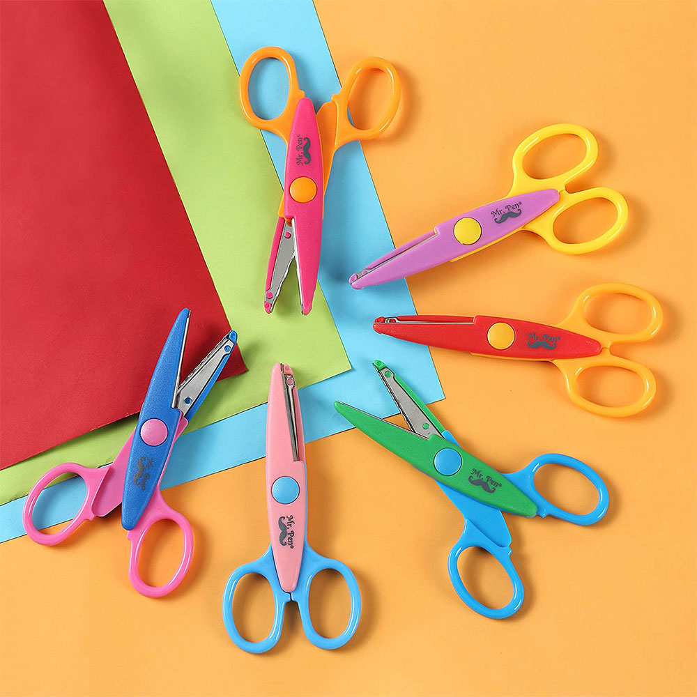 Pack Of 6 - Pattern Zigzag Scissors With 6 Different Pattern